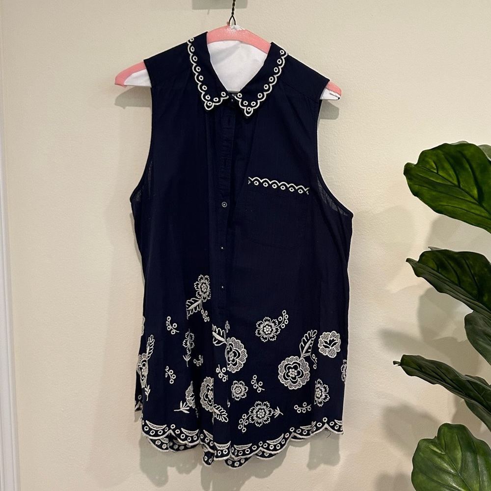Anthropologie Decorative Blouse